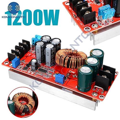 DC-DC 1200W 20A Voltaj Ykseltici Boost Modl