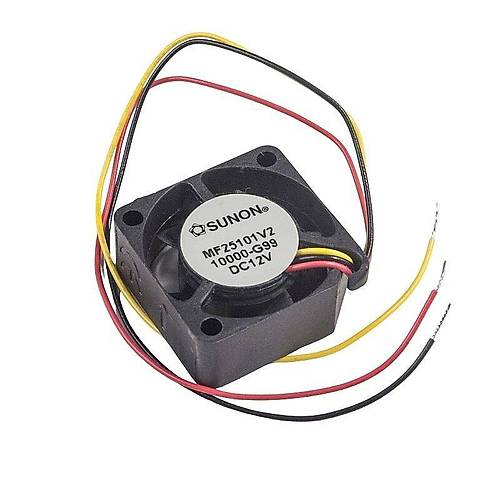 25x25x10mm 12V 0,01A Fan 3 Kablolu - MF25101V2