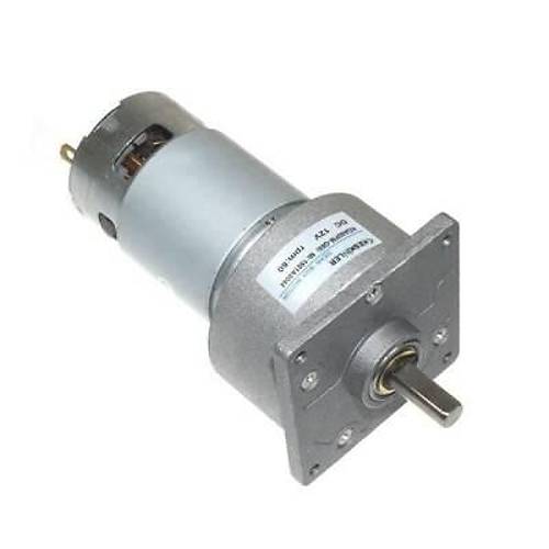 KGA60 12V 60Rpm 60mm Red�kt�rl� Flan�l� Dc Motor