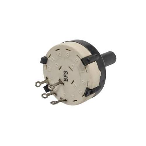 SR2611F-0103-21F5B-D8-N 26mm 3 Konumlu Rotary Switch - Komitatr