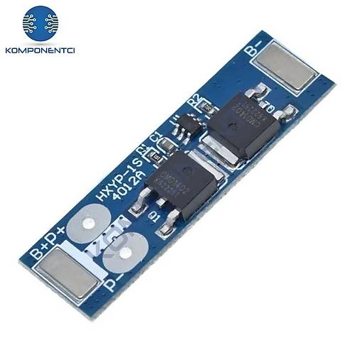 1S 12A BMS 3.7V 18650 Lityum Pil arj Koruma Devresi
