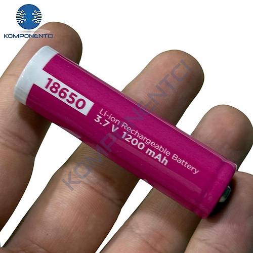 Power-Xtra 18650 3.7V 1200mAh Li-ion �arj Edilebilir Pil