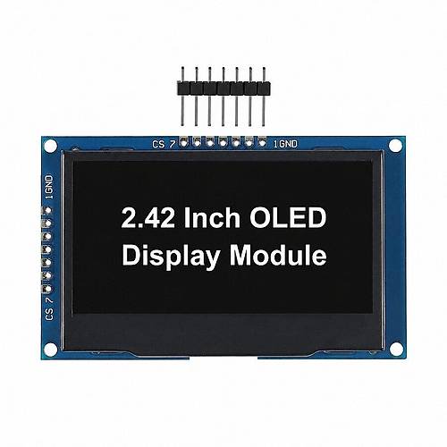 2,42'' 128x64 SSD1309 OLED LCD Ekran - Beyaz