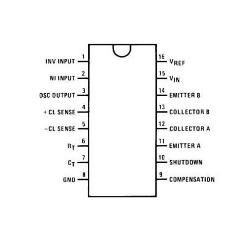 LM3524 DIP-16 Smps Anahtarlama - Kontrol Entegresi