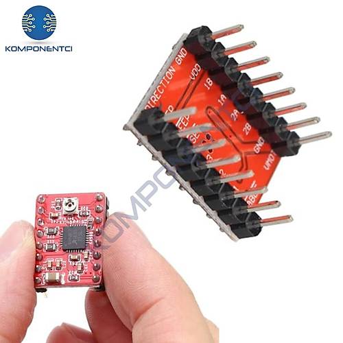 A4988 Step Motor Src Kart 2A + Alminyum Soutucu