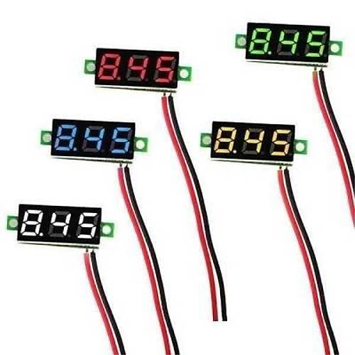 Mini Voltaj G�stergesi Sar� 3V - 30V Voltmetre