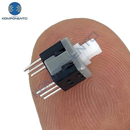 IC-196A 6 Pinli Bacakl� Kal�c�l� Yayl� Push Buton 6x6mm