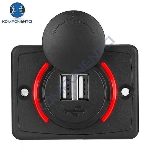 IC-266C-2 Pano Tip �kili USB Kulakl� - �arj Soketi
