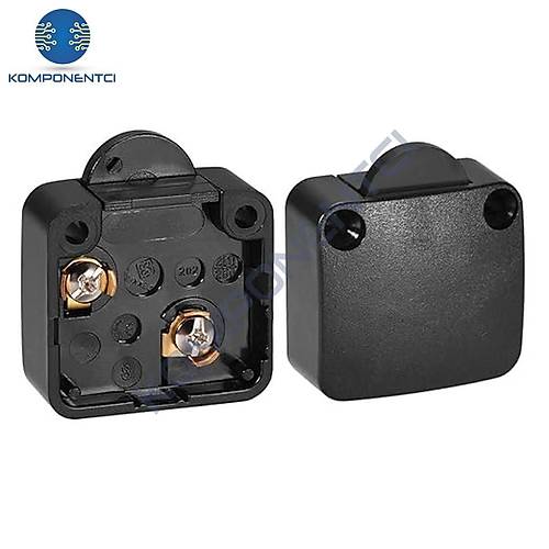 IC-187E Ters Dolap Anahtar� S�va �st� Kapak Switch Siyah