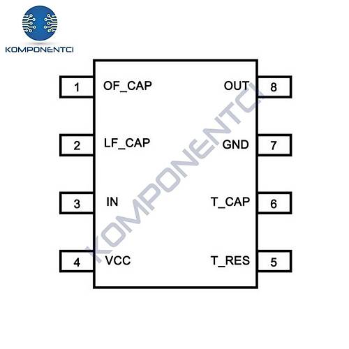 LM567CM Codec Entegresi Dip-8