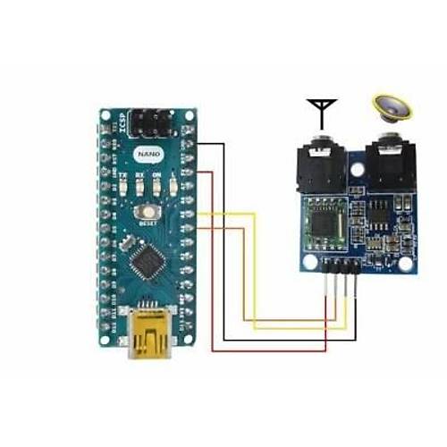 TEA5767 Arduino FM Stereo Radyo Mod�l� 76-108 MHZ