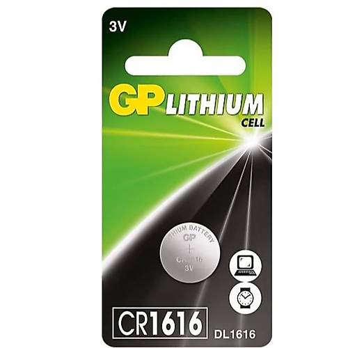 GP CR1616 3V Lityum Pil Tekli Paket