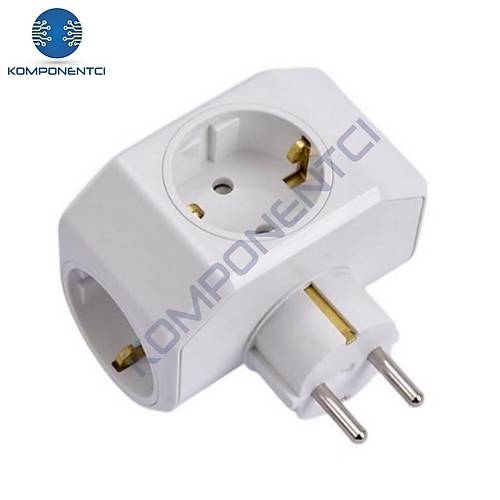 Viko Yonca Plus Beyaz ��l� Toprakl� Priz