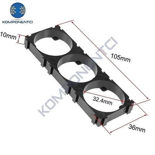 32700 Li-ion Pil Tutucu Braket 3'l�