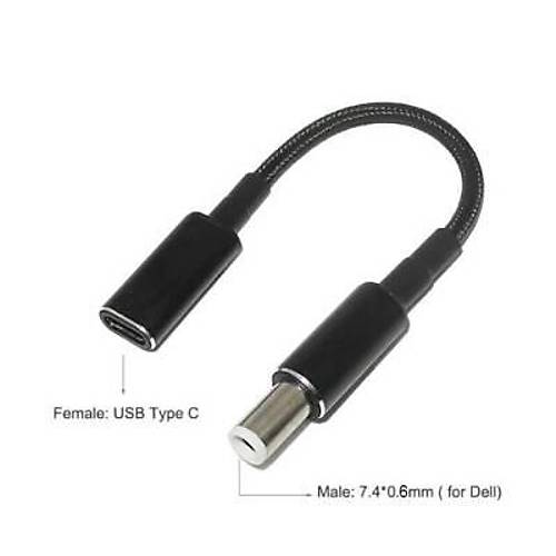 Di�i Type C - Erkek 7.4x0.6mm Dell D�n��t�r�c� Kablo Tip-C to 7406DELL