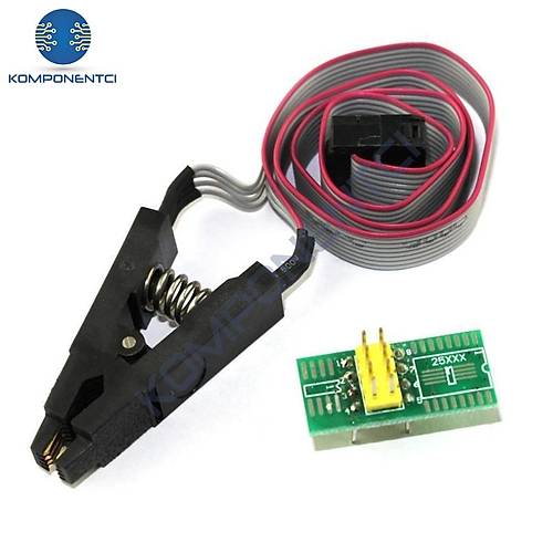 SOIC8 SOP8 Test Klipsi EEPROM 93CXX/25CXX/24CXX CH341