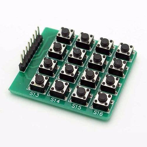 4x4 Matrix Tu Takm Keypad 16 Butonlu