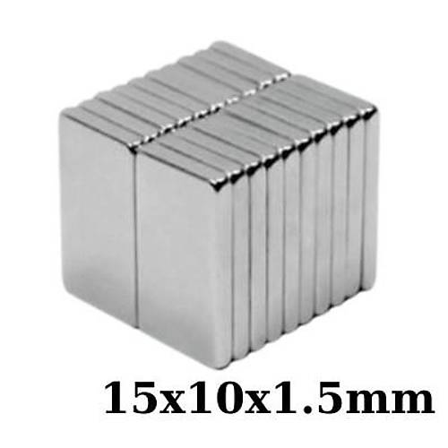 15x10x1.5mm Neodyum G��l� M�knat�s - Neodim Magnet