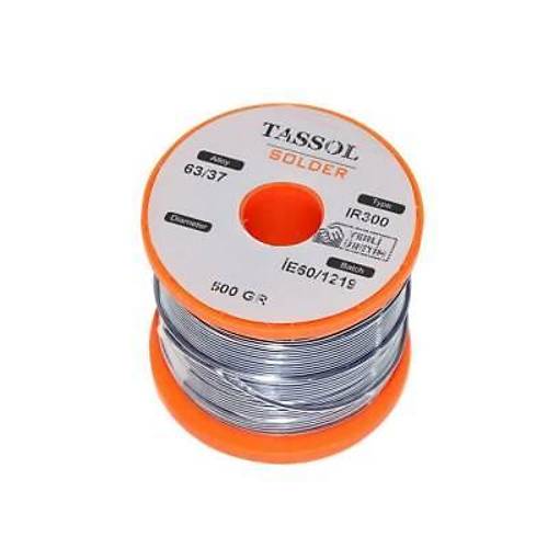 Tassol 0.75 mm 500gr Lehim Teli (%63 Kalay / %37 Kur�un)