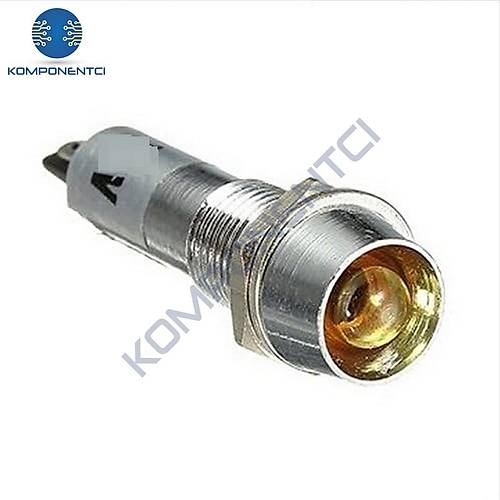 IC-225 8mm Sinyal Lambas Metal 220V Sar