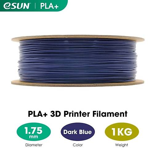 eSUN Koyu Mavi Pla+ Filament 1.75mm 1 KG