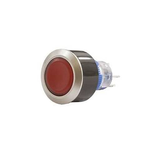 22mm 24V K�rm�z� Yayl� Buton CD-AWY-11D/24V/R