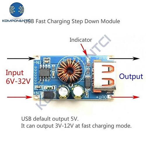 Q3.0 USB H�zl� �arj Devresi 6-32V