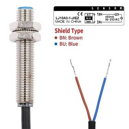 LJ10A3-1-J/EZ 9-250VAC 1mm NO End�ktif Mesafe Sens�r�