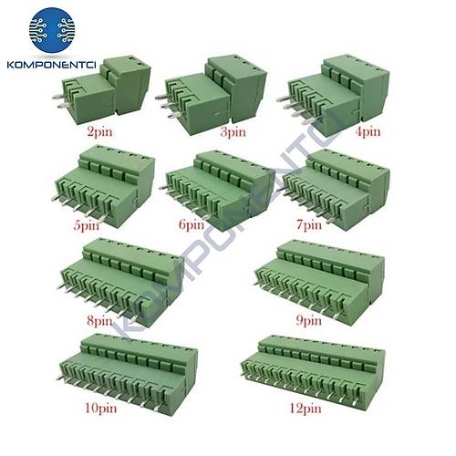 8 Pin 3.81mm Ge�meli 180C Tak�m Klemens