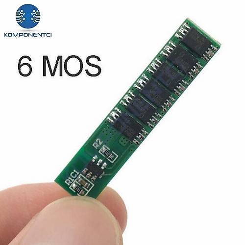 1S 15A BMS 3.7V 18650 Lityum Pil  Koruma Devresi