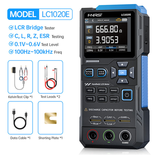 FNIRSI LC1020E 100kHz El Tipi Dijital K�pr� LCR ESR Metre