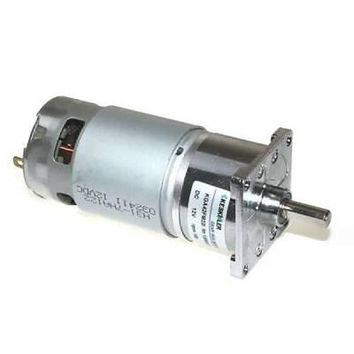KGA42 12V 150Rpm 42mm Red�kt�rl� Flan�l� Uzun Dc Motor