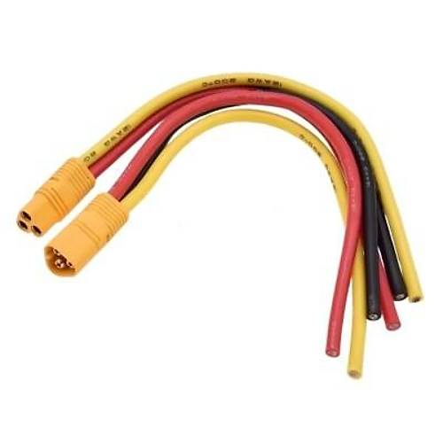 MT60 3-Pin Di�i-Erkek Lipo Pil �arj Kablosu Seti 10cm