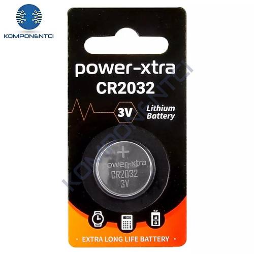 Power-Xtra CR2032 3V Lityum Pil - Tekli Blister