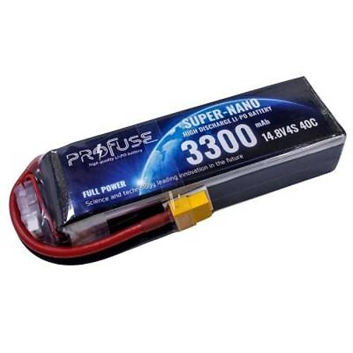 14.8V 4S 3300mAh 40C Lipo Batarya
