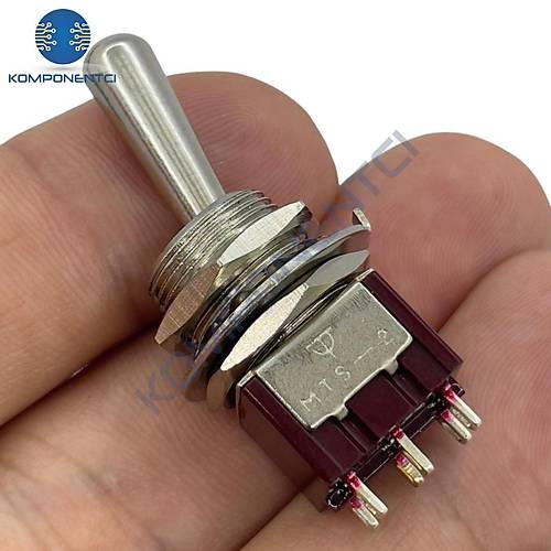 IC-148G Toggle Switch On-Off 12mm 6P MTS-202L