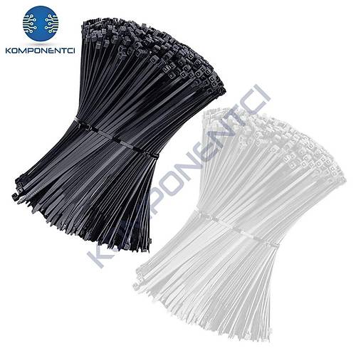 TCT-100 M 100x2.5 26 Beyaz Standart Kablo Ba (100 Adet)