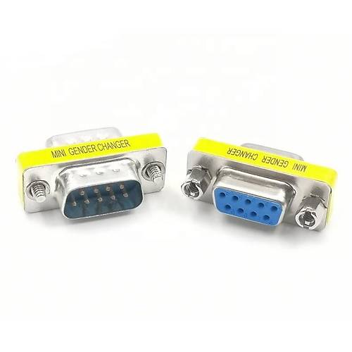 DB9 - RS232 Erkek-Dii (M2F) 9 Pin evirici Ara Adaptr