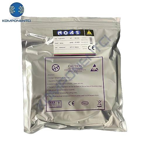 Noas 6500K 12V Beyaz I��k D�� Mekan �erit Led YL40-4101 5m