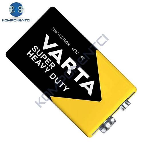 Varta Superlife Manganez 9V Pil
