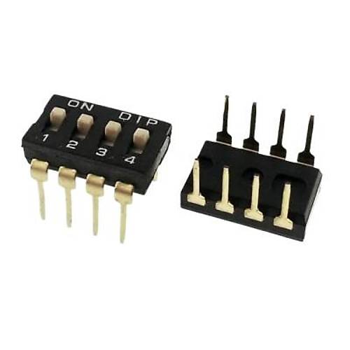 4-Pin Entegre Tip Dip Switch