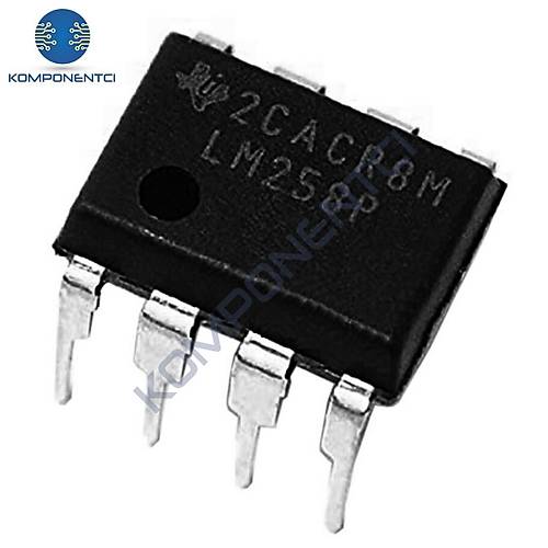 LM258P 3mV 1mA OpAmp Entegresi Dip-8