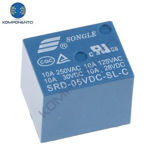 Songle 5V Minyon Spot R�le SRD-05VDC-SL-C