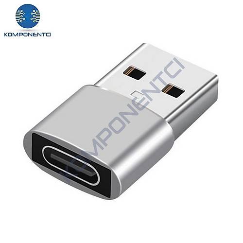 Divex Type-C Dii USB3.0 Erkek OTG Adaptr evirici Gri DC-178
