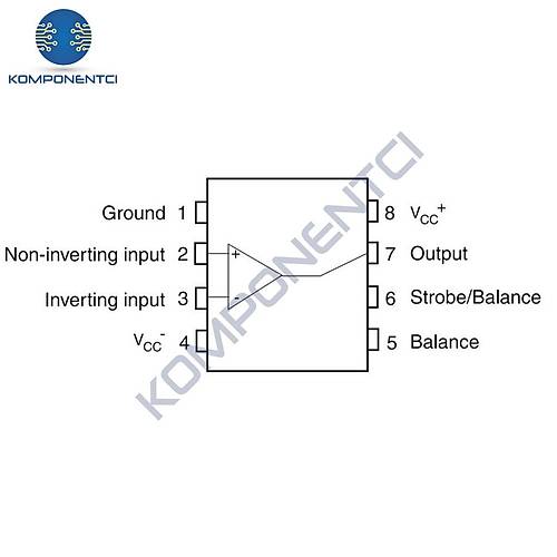 LM211DT Smd Voltaj Komparat�r Entegresi Soic-8