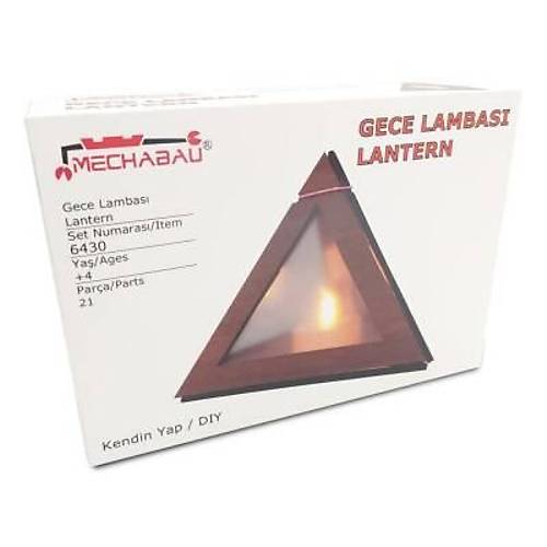 Demonte Ah�ap Gece Lambas� - Kendin Yap DIY