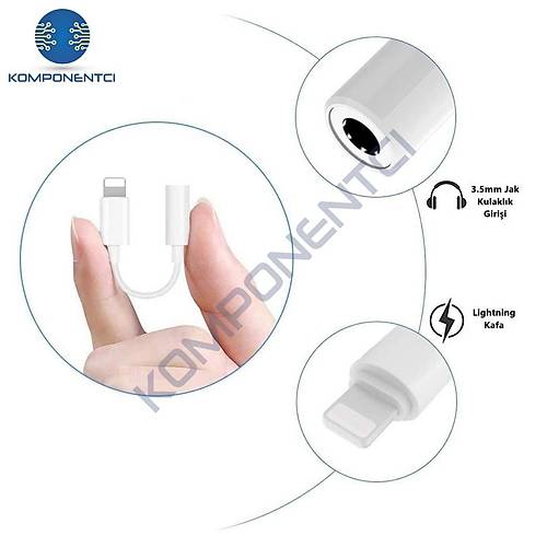 Divex�Lightning to 3.5mm Jack D�n��t�r�c� Adapt�r DC-172