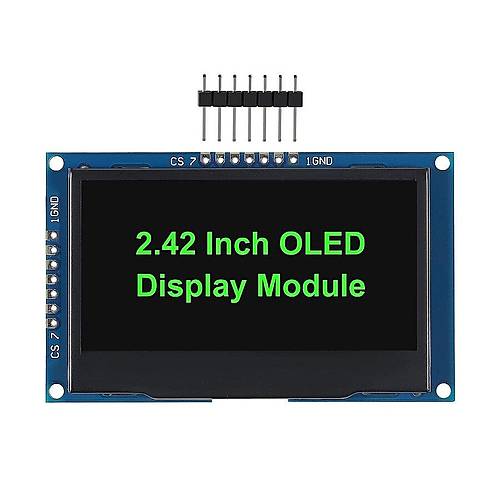 2,42'' 128x64 SSD1309 OLED LCD Ekran - Ye�il