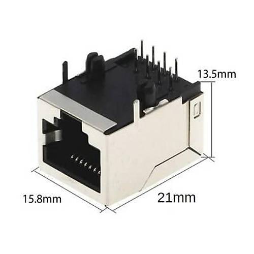 RJ45 Di�i Ethernet Konnekt�r� - PCB Tipi
