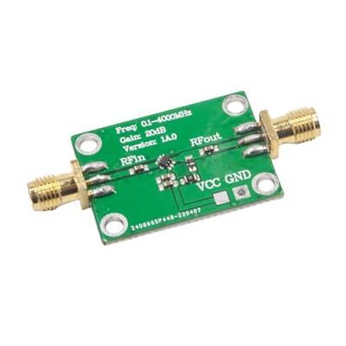 0.1-4000MHz 20dB Gain RF Geni� Bant Amplifikat�r Mod�l�